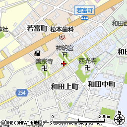 富山県高岡市和田51周辺の地図