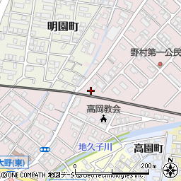 富山県高岡市野村216周辺の地図