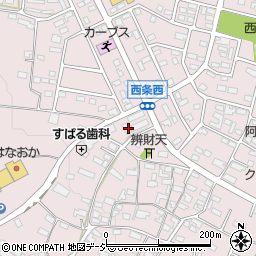 長野県中野市西条1134周辺の地図