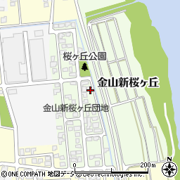 富山県富山市金山新桜ヶ丘周辺の地図
