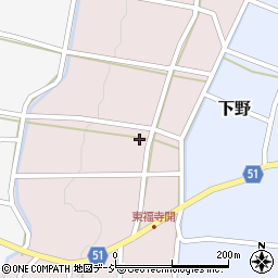 富山県滑川市東福寺開96周辺の地図