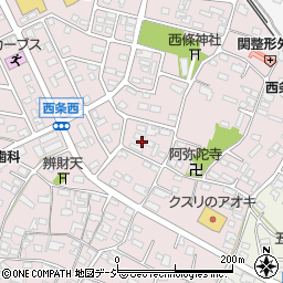 長野県中野市西条1095周辺の地図