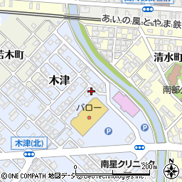 富山県高岡市木津458-117周辺の地図