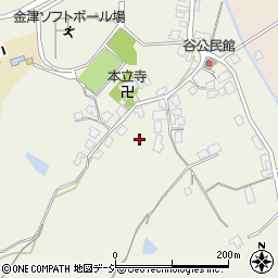 石川県かほく市谷ヲ周辺の地図