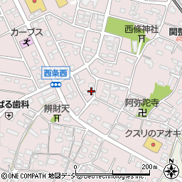 長野県中野市西条1153周辺の地図
