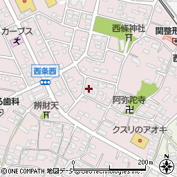 長野県中野市西条1097周辺の地図