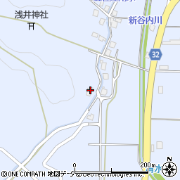 富山県高岡市福岡町赤丸5167-1周辺の地図
