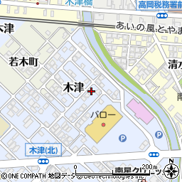 富山県高岡市木津458-100周辺の地図