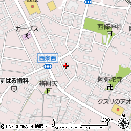 長野県中野市西条1157周辺の地図