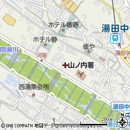 株式会社友野商店　志賀高原入口給油所周辺の地図