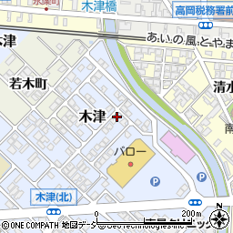 富山県高岡市木津458-99周辺の地図