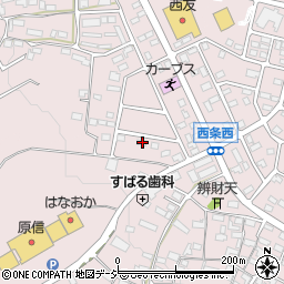 長野県中野市西条1344周辺の地図