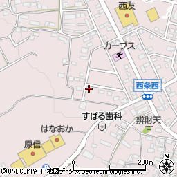 長野県中野市西条1342-1周辺の地図