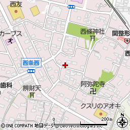 長野県中野市西条1075周辺の地図