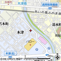 富山県高岡市木津458-92周辺の地図