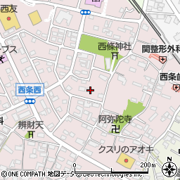 長野県中野市西条1074周辺の地図