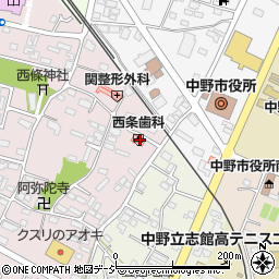 長野県中野市西条893-2周辺の地図
