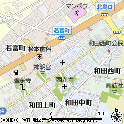 富山県高岡市和田中町32周辺の地図