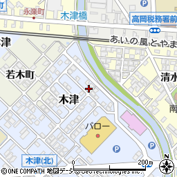 富山県高岡市木津458-48周辺の地図