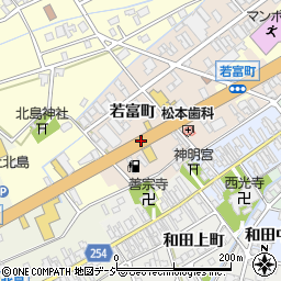 富山石油株式会社　高岡北島サービスステーション周辺の地図