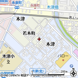 富山県高岡市木津458-33周辺の地図