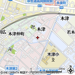 富山県高岡市木津362周辺の地図