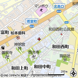 富山県高岡市和田18-1周辺の地図