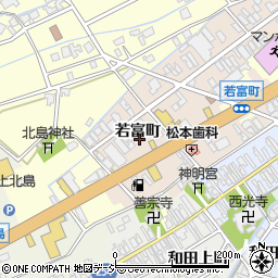 富山県高岡市若富町周辺の地図