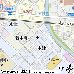 富山県高岡市木津458-29周辺の地図