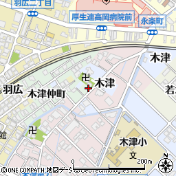 富山県高岡市木津370-1周辺の地図