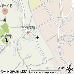石川県かほく市谷ト周辺の地図