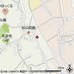 石川県かほく市谷（ト）周辺の地図