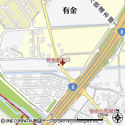 富山県滑川市上梅沢45周辺の地図