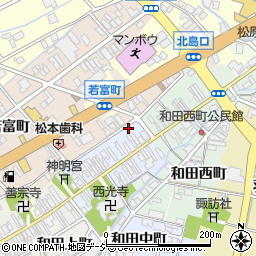富山県高岡市和田中町108-1周辺の地図