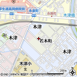 富山県高岡市木津436-7周辺の地図