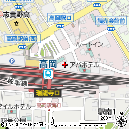 北陸銀行高岡駅前出張所 ＡＴＭ周辺の地図