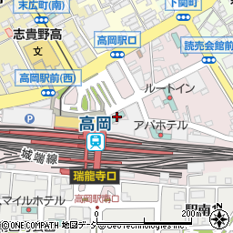 ホテルα－１高岡駅前店周辺の地図