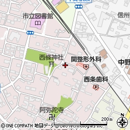 長野県中野市西条976周辺の地図