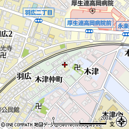 富山県高岡市木津183周辺の地図