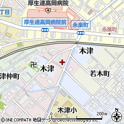 富山県高岡市木津405-1周辺の地図