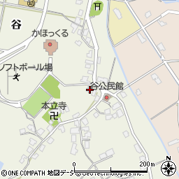 石川県かほく市谷ヲ4周辺の地図
