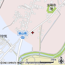 石川県かほく市横山ノ周辺の地図