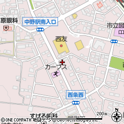 長野県中野市西条1312周辺の地図