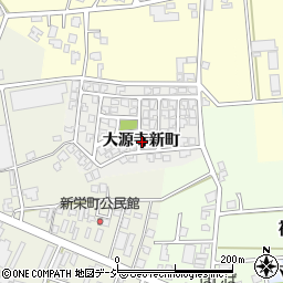 富山県高岡市大源寺新町周辺の地図