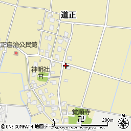 富山県富山市道正77周辺の地図