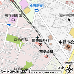 長野県中野市西条967-3周辺の地図