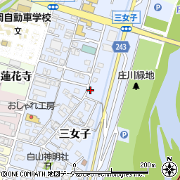 富山県高岡市三女子69周辺の地図