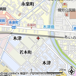 富山県高岡市木津454-12周辺の地図