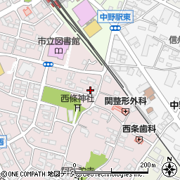長野県中野市西条1024周辺の地図