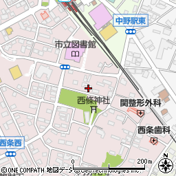 長野県中野市西条1031周辺の地図